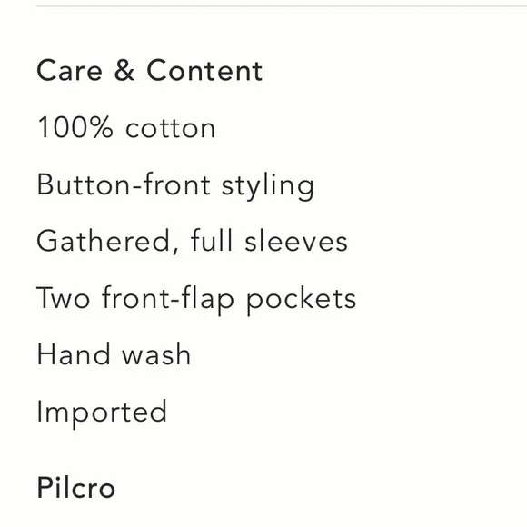 NWT! Anthropologie Pilcro Cotton Micro Fleece Button Front Jacket - Picture 5 of 11